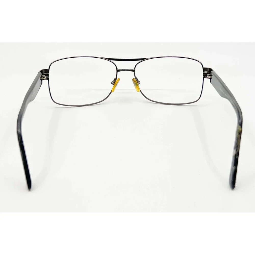 Robert Mitchel Eyeglasses Mens Gunmetal RMS 4003 Aviator Double Bridge 59-15-135